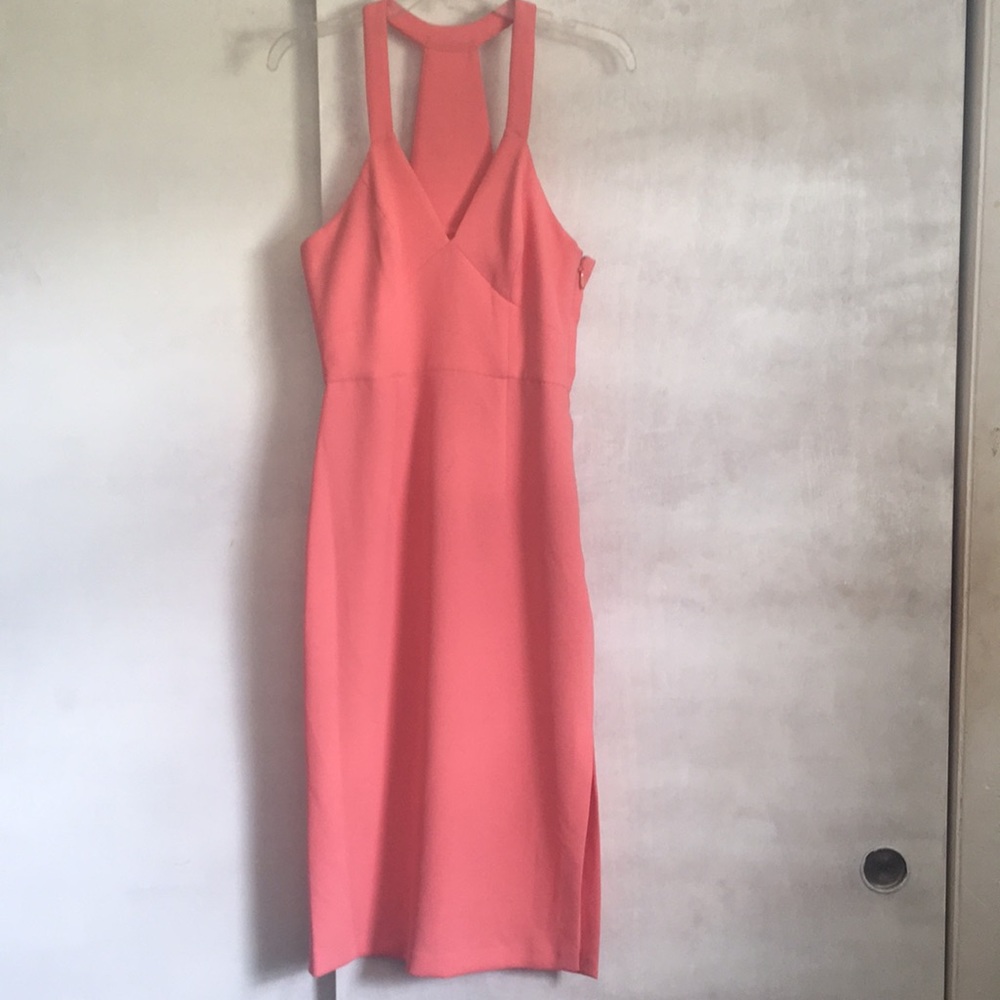 BCBGeneration Coral Halter Neck Dress, Size 6